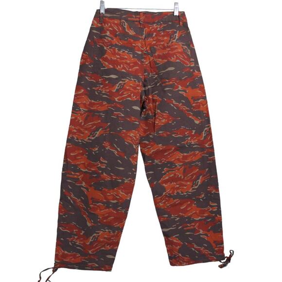 Good American Uniform Streetwear Pants Multicolor Camo High Rise 00 / 24 New - Picture 7 of 15